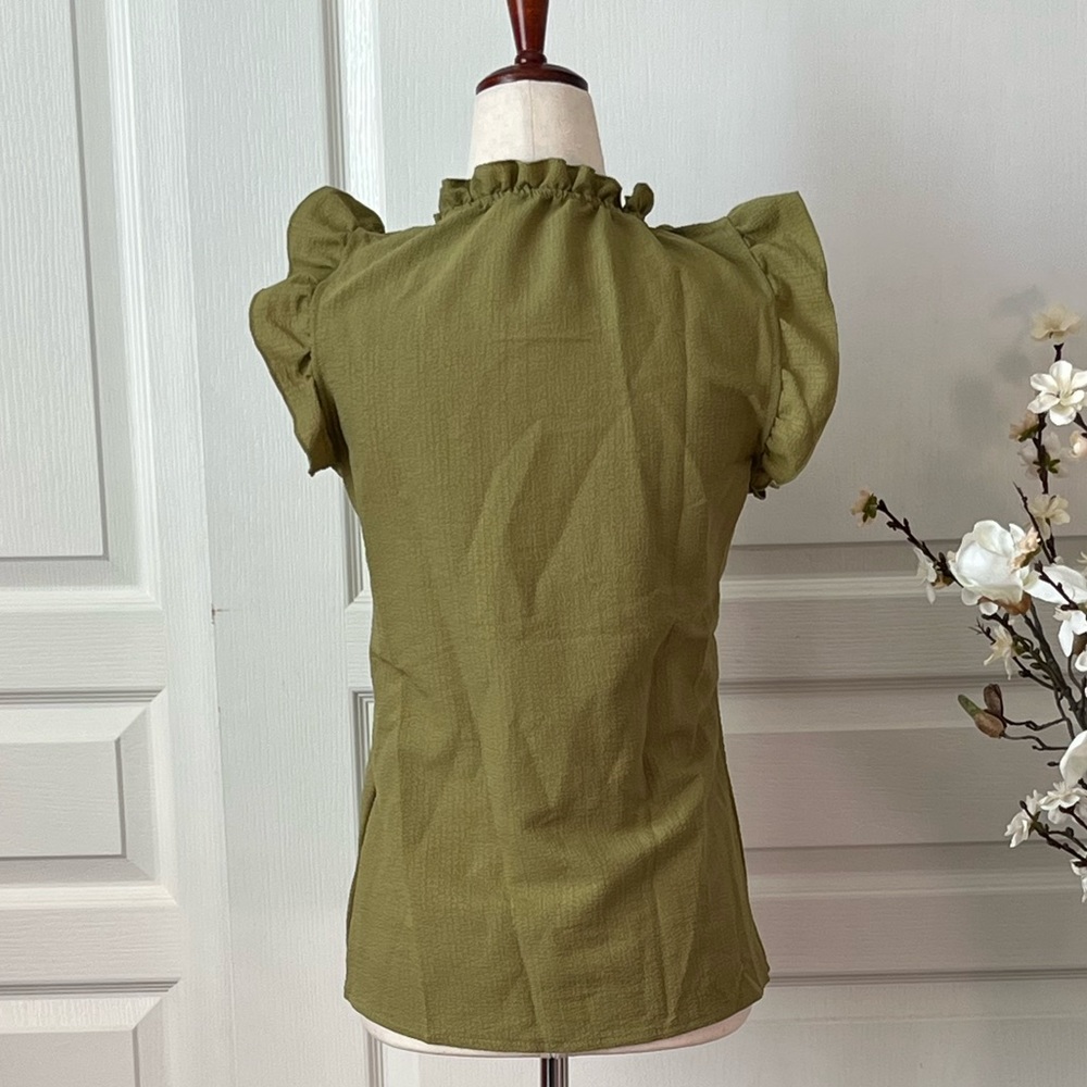 💚NWOT SHEIN Butterfly Sleeve Top - Picture 5 of 14